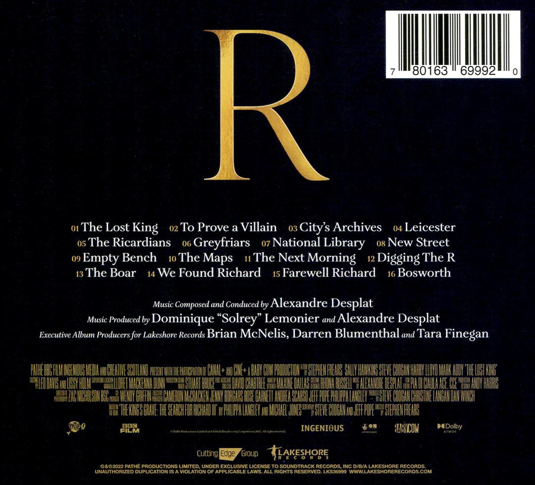 Lost King [Original Motion Picture Soundtrack] cover art