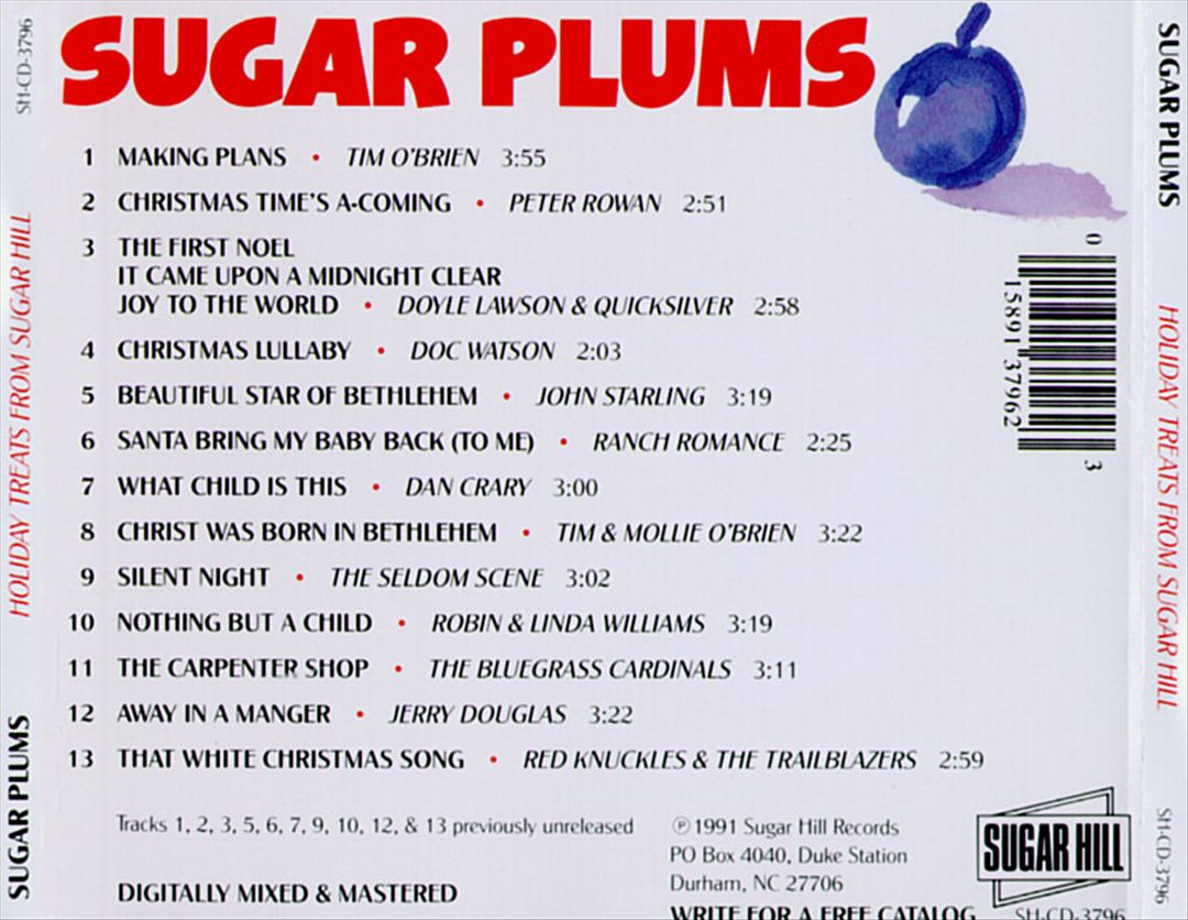 Sugar Plums: Holiday Treats from Sugar Hill cover art