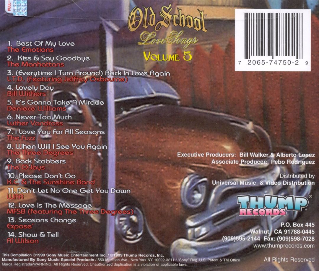 Old School Love Songs, Vol. 5 cover art