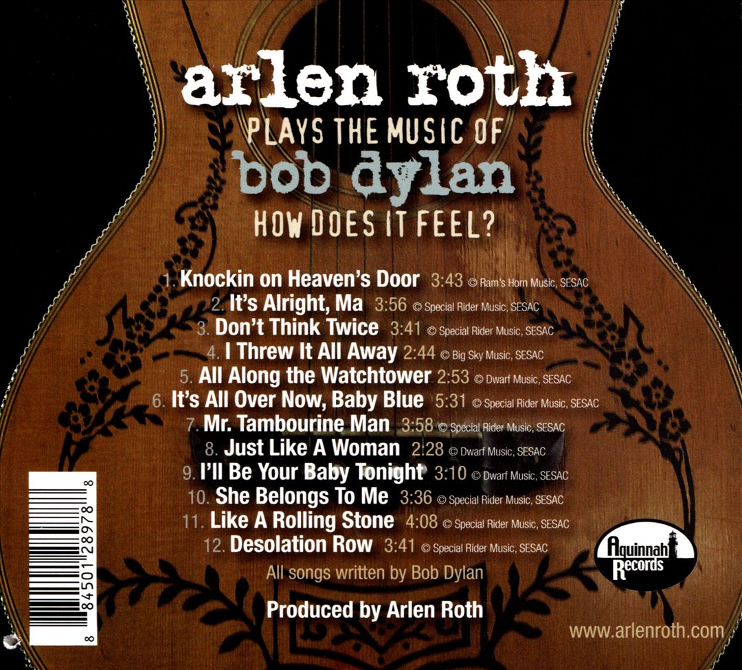 How Does It Feel: Arlen Roth Plays the Music of Bob Dylan cover art