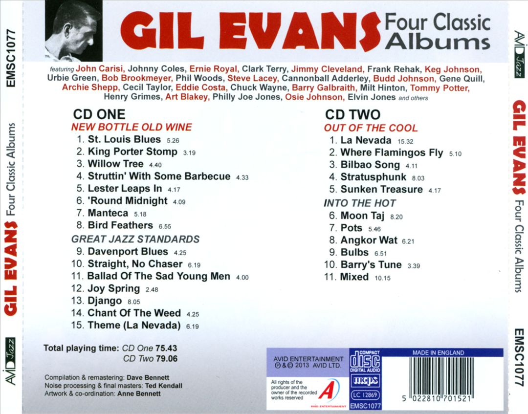 Four Classic Albums: New Bottle, Old Wine/Great Jazz Standards/Out of the Cool/Into the Hot cover art