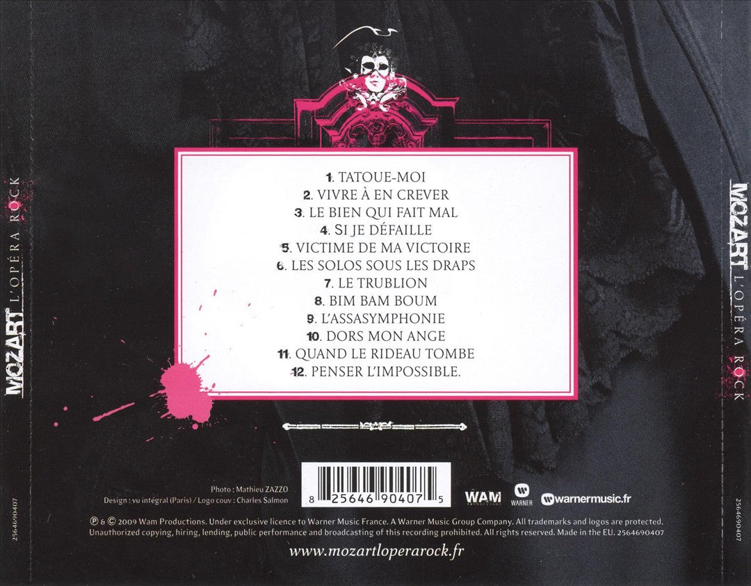 Mozart: L'Opera Rock [Original Cast Recording] cover art