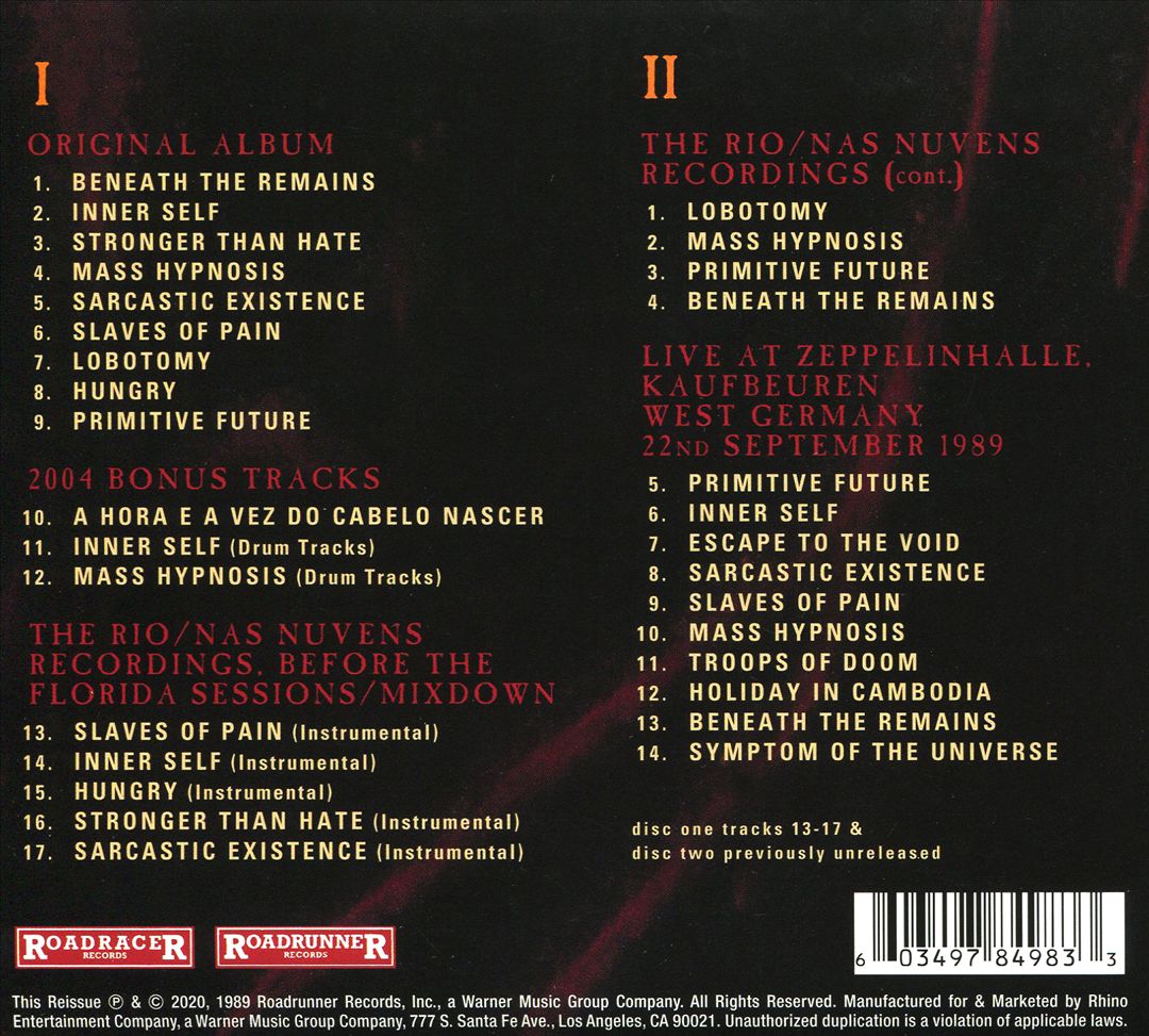Beneath the Remains [Deluxe] cover art