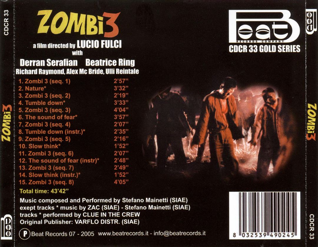 Zombi 3 cover art