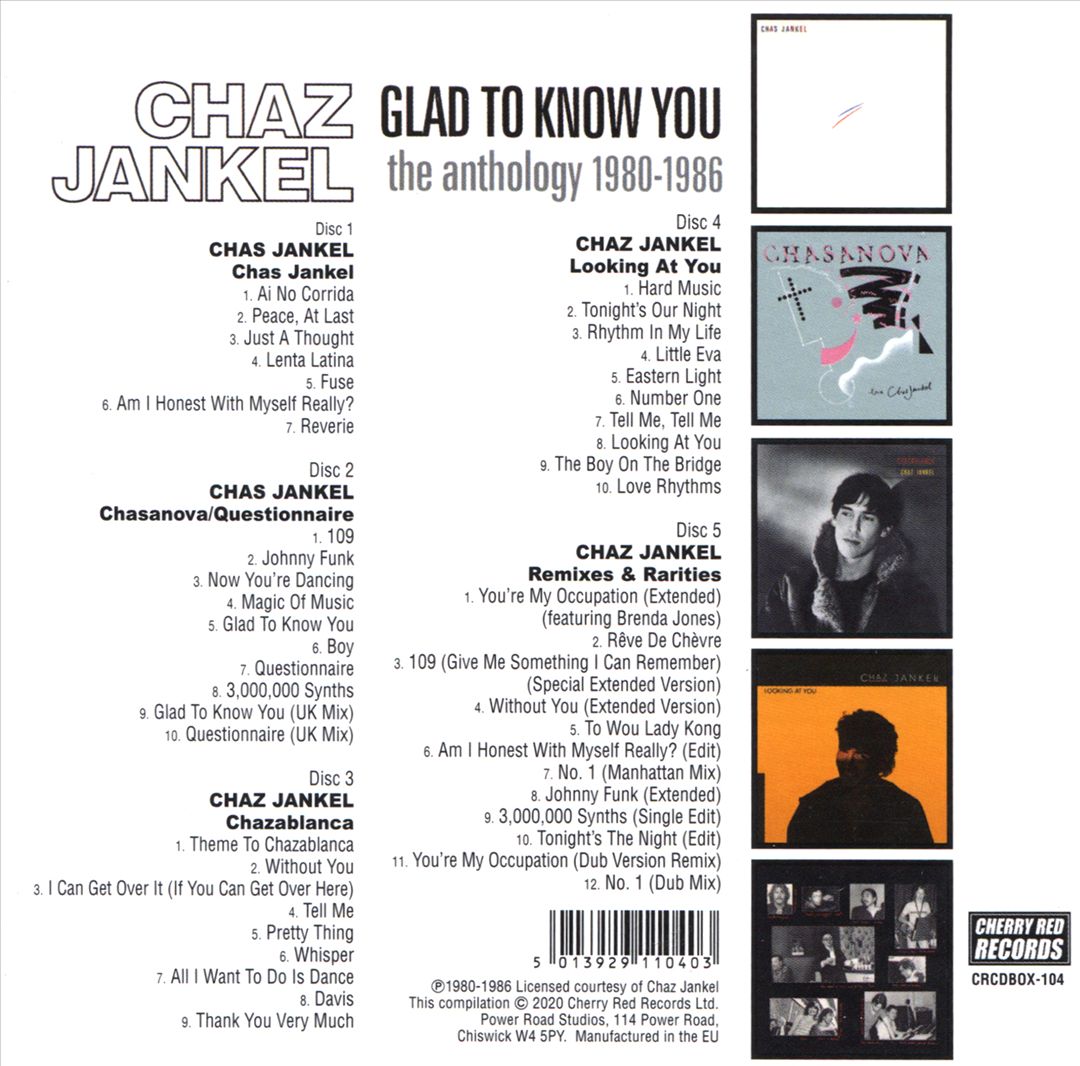Glad to Know You: Anthology 1980-1986 cover art