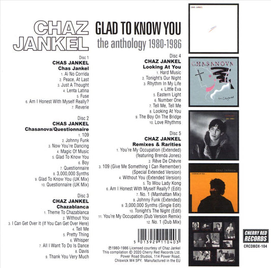 Glad to Know You: Anthology 1980-1986 cover art