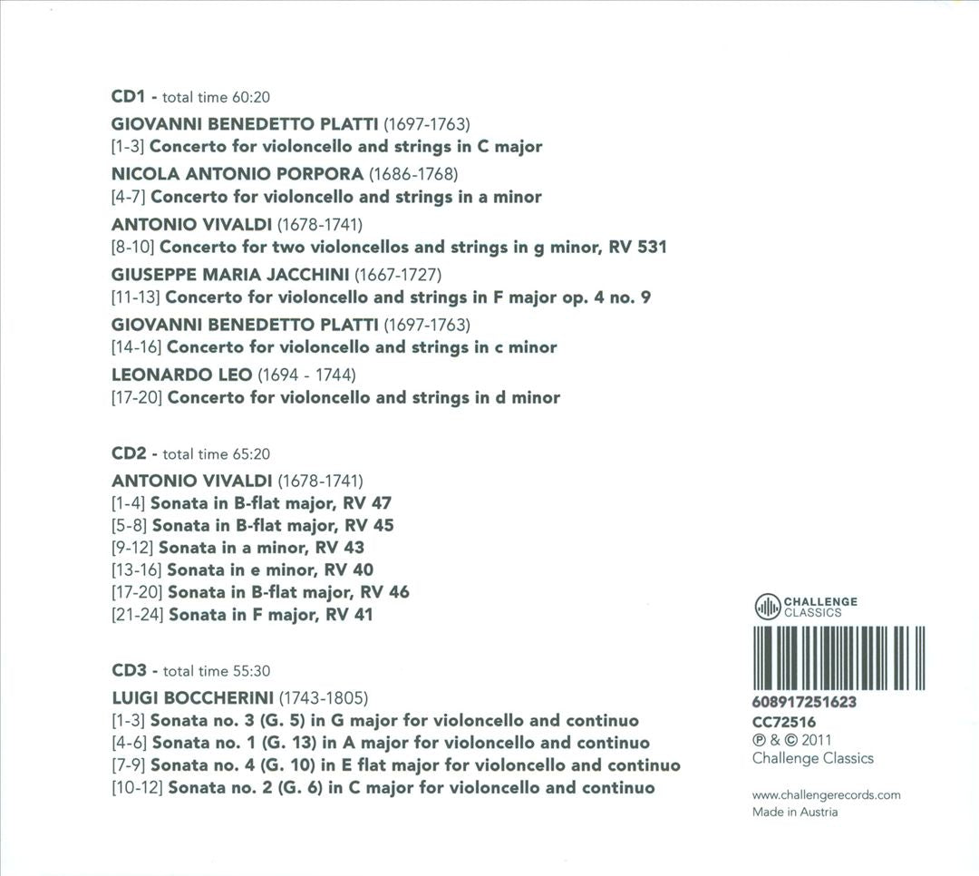 Italian Concertos & Sonatas cover art