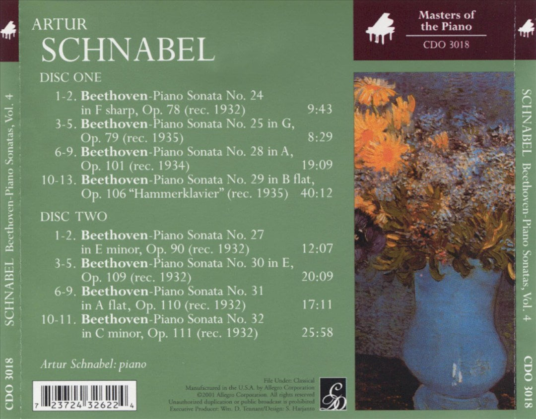 Beethoven: Complete Piano Sonatas, Vol. 4 cover art