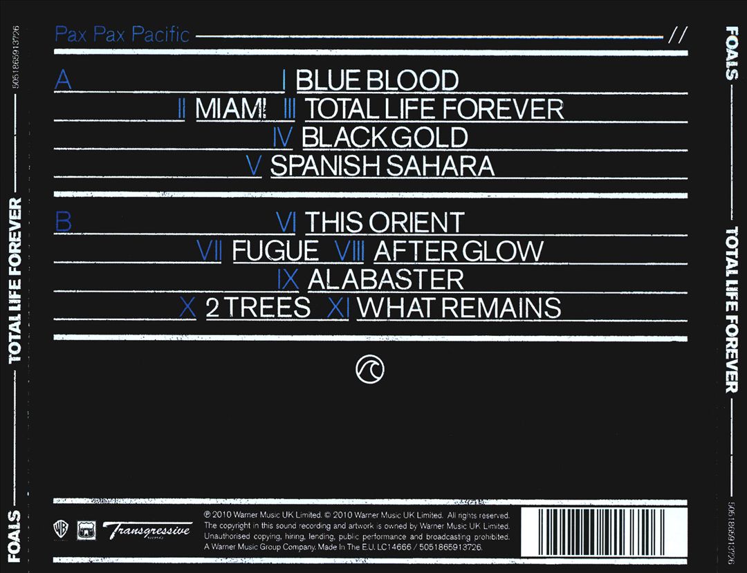 Total Life Forever cover art