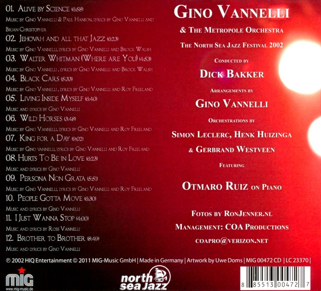 North Sea Jazz Festival 2002 cover art