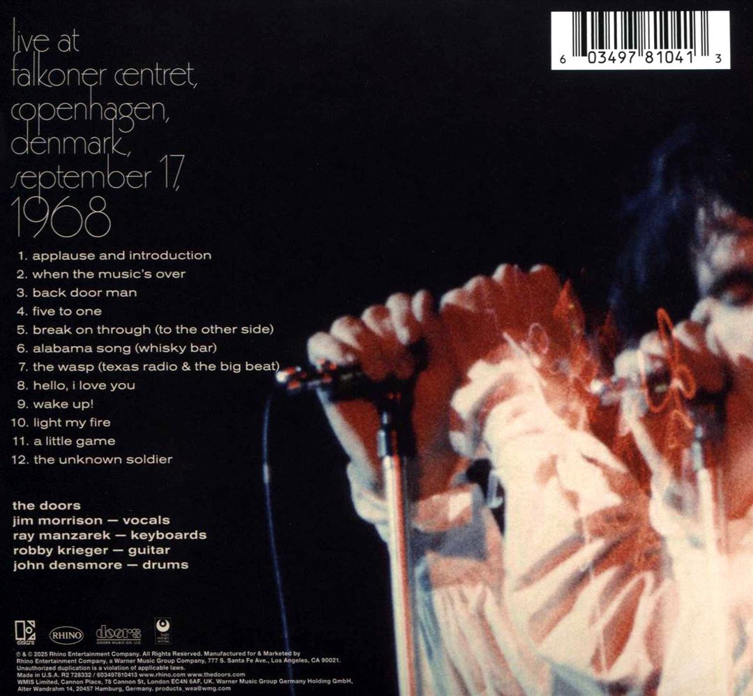Live in Copenhagen, 1968 cover art