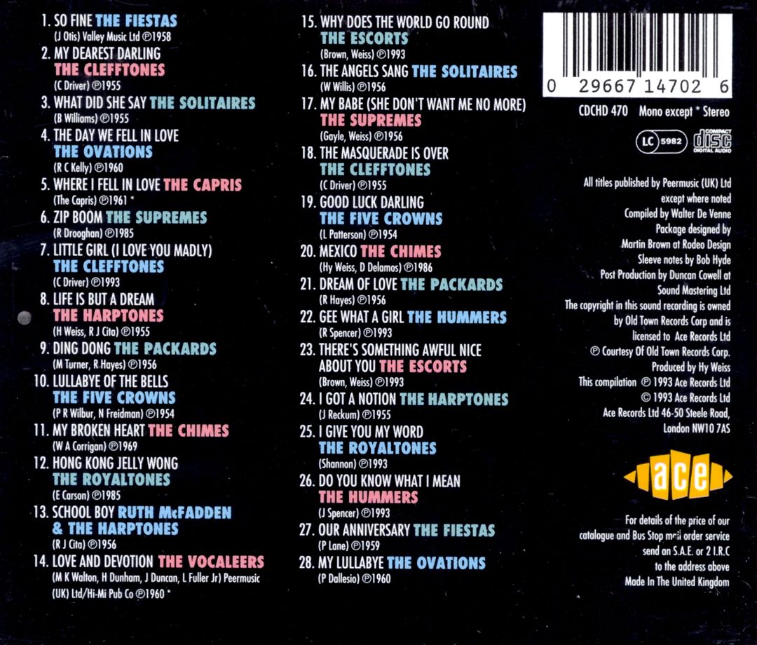 Old Town Doo Wop, Vol. 2 cover art