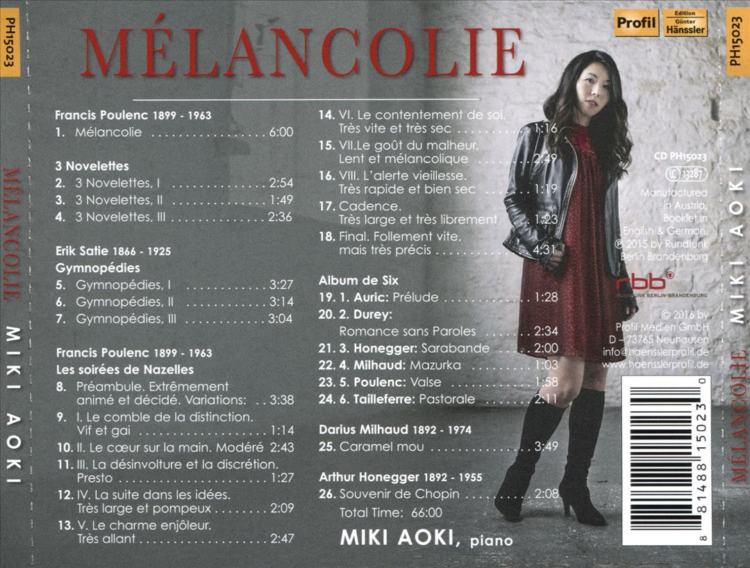 Mélancolie cover art