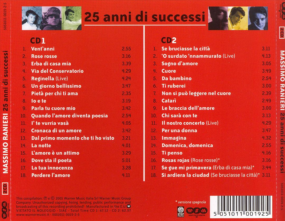 25 Anni di Successi cover art