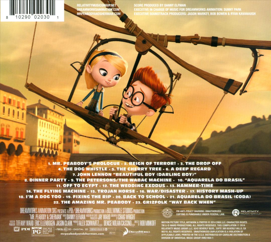 Mr. Peabody & Sherman [Music from the Motion Picture] cover art
