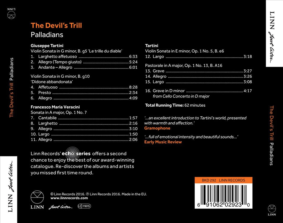 Devil's Trill: Sonatas by Giuseppe Tartini cover art