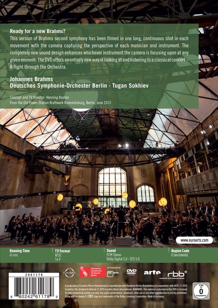 Flight through the Orchestra: Brahms Symphony No. 2 Op. 73 [Video] cover art
