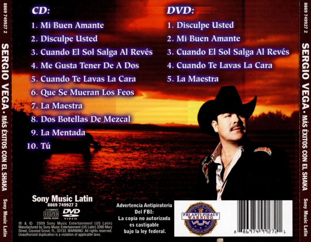 Mas Exitos Con el Shaka [CD/DVD] cover art