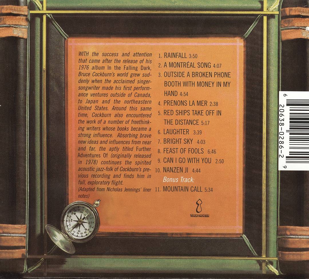 Further Adventures of Bruce Cockburn [Bonus Track] cover art