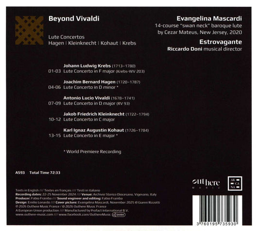 Beyond Vivaldi: Lute Concertos cover art
