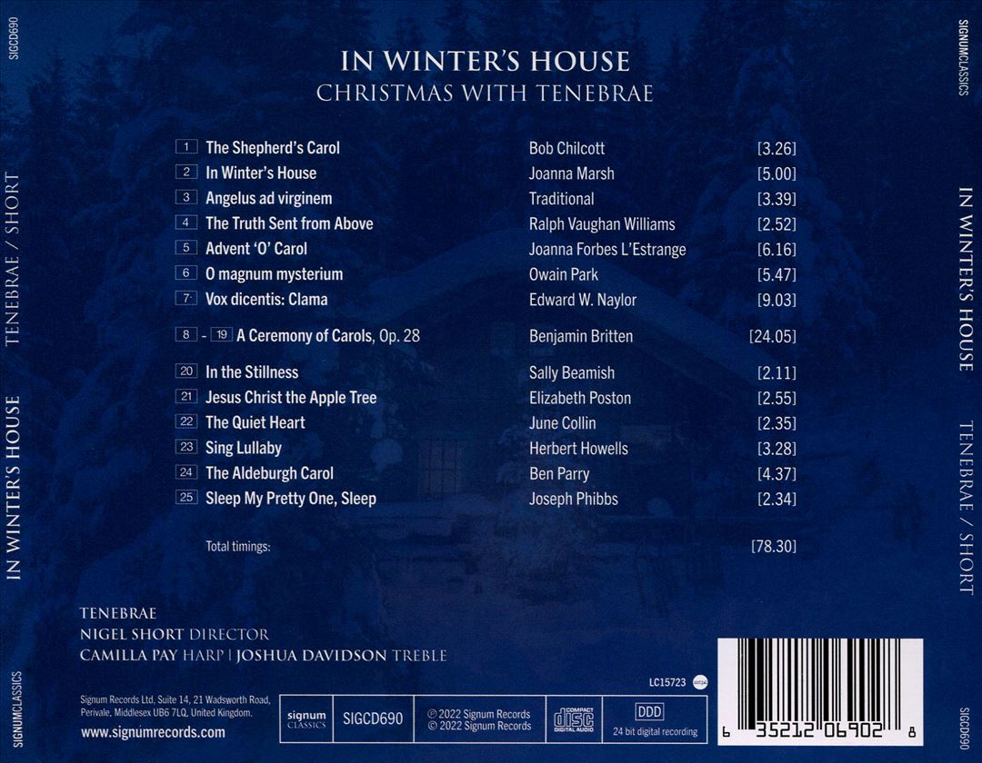 In Winter's House: Christmas with Tenebrae cover art