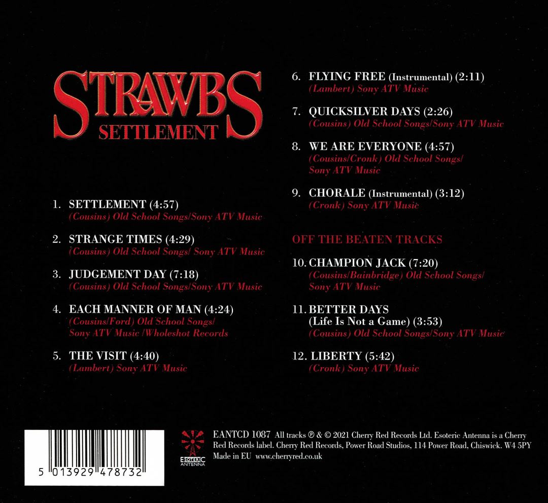 Settlement cover art