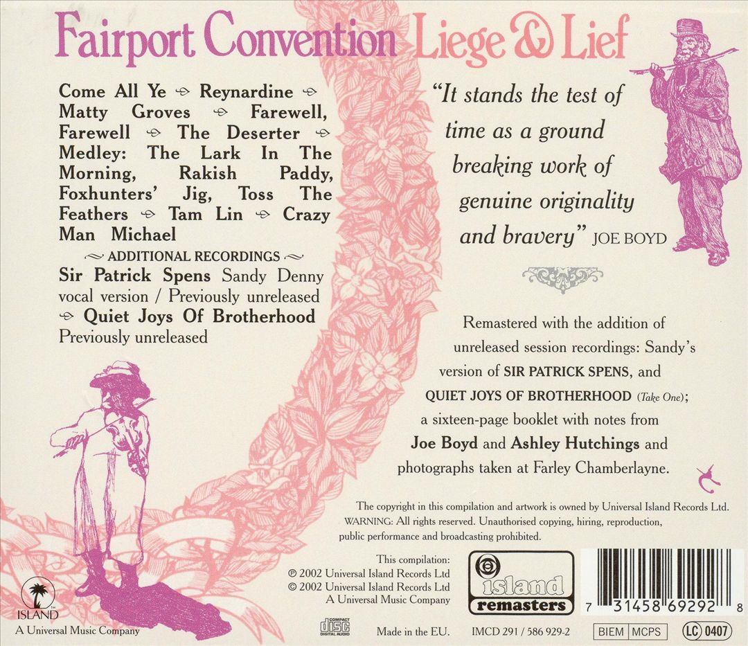Liege & Lief [Bonus Tracks] cover art