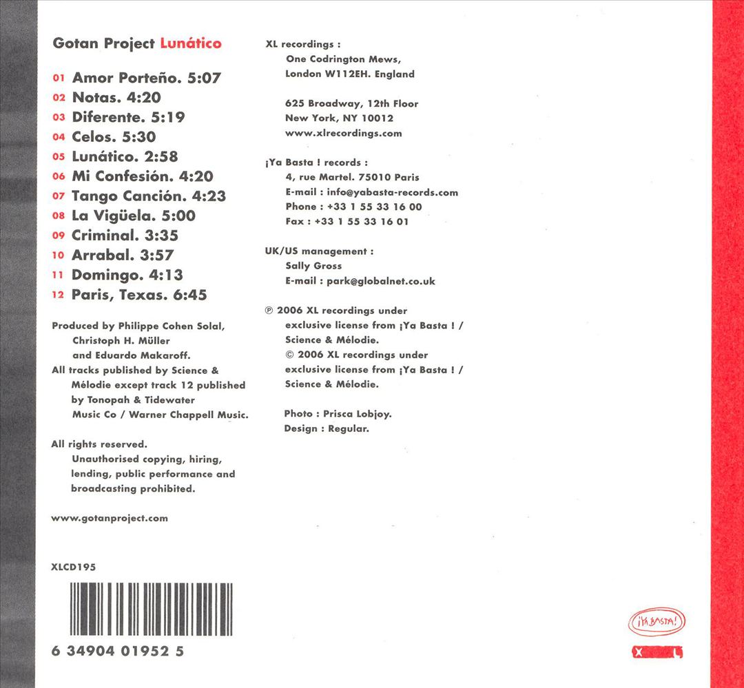 Lunático cover art