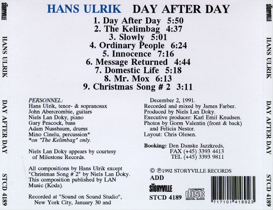 Day After Day cover art