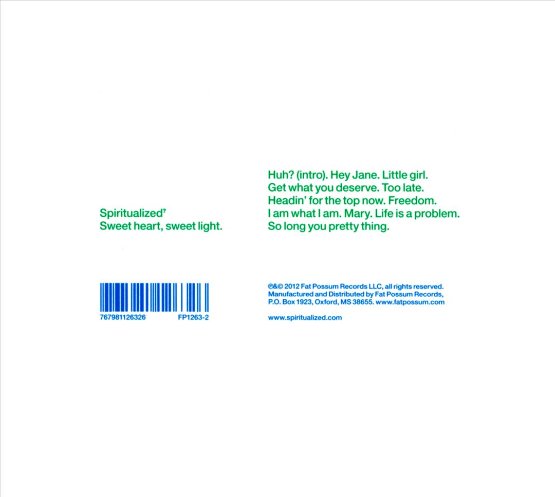Sweet Heart, Sweet Light cover art