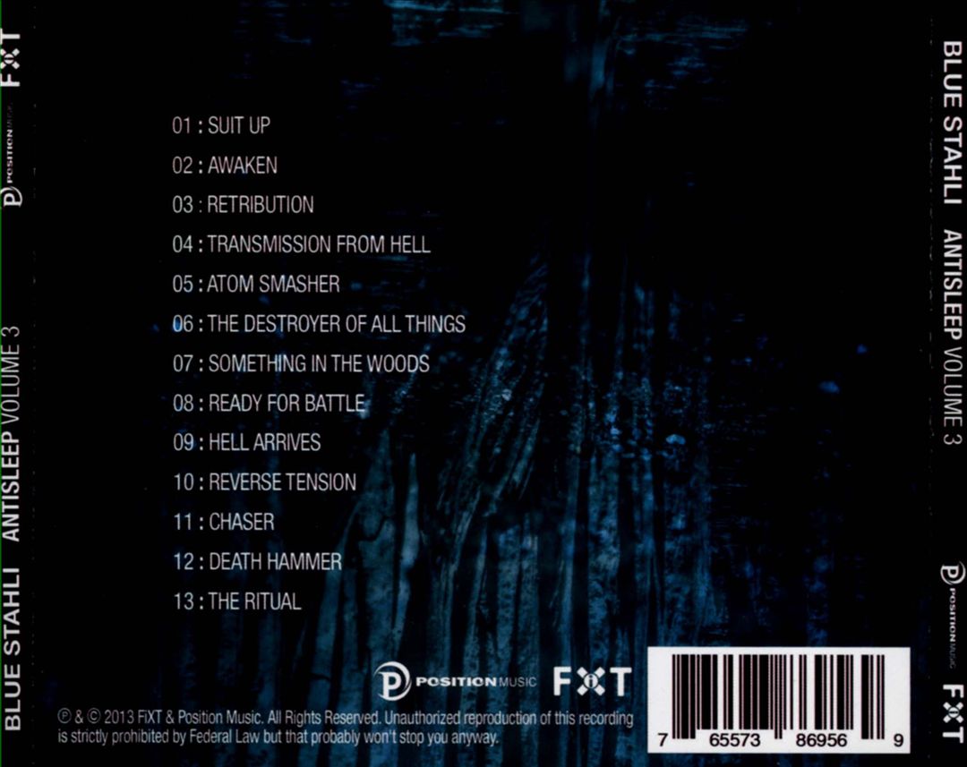 Antisleep, Vol. 3 cover art