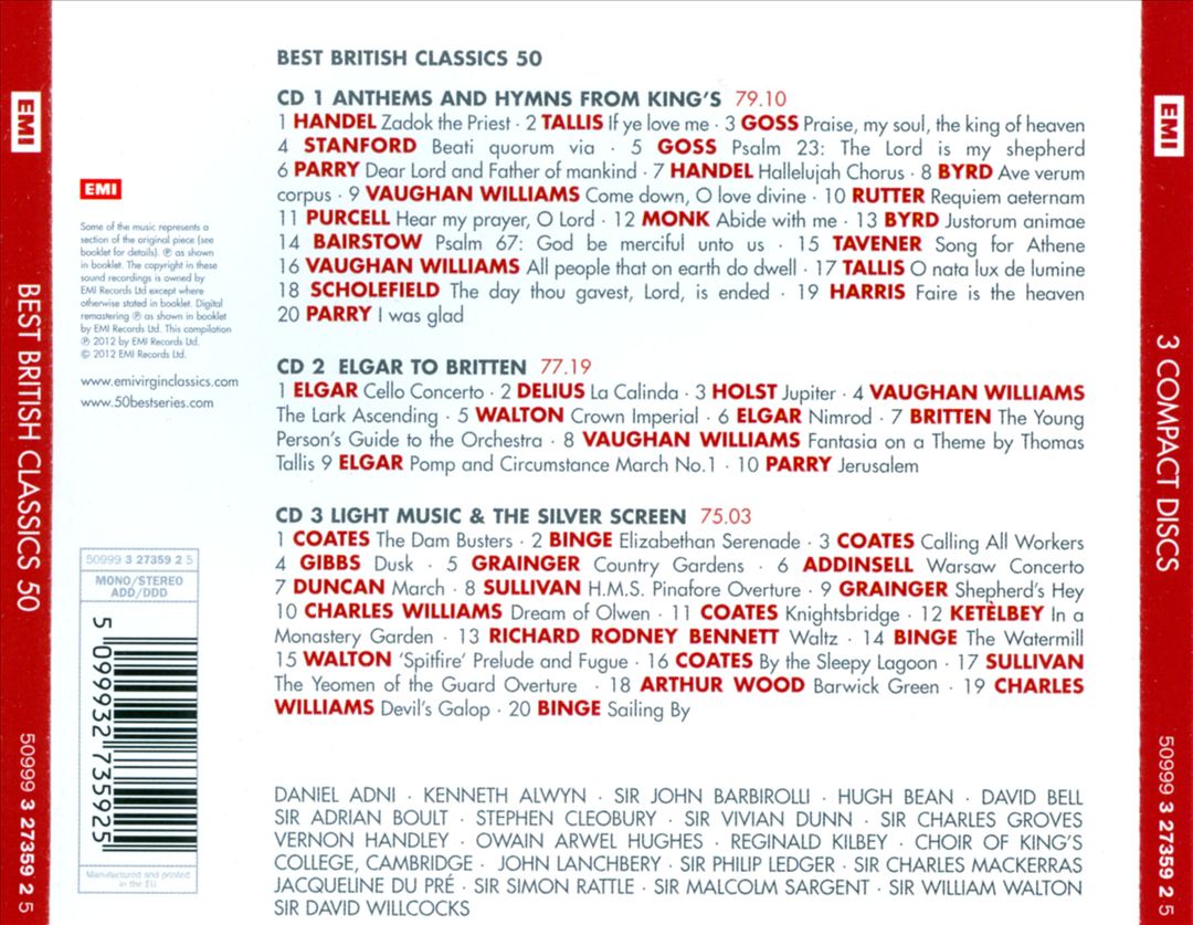 50 Best British Classics cover art