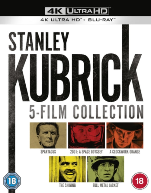 Stanley Kubrick (5 Films) Movie Collection 4K Ultra HD + Blu-Ray cover art