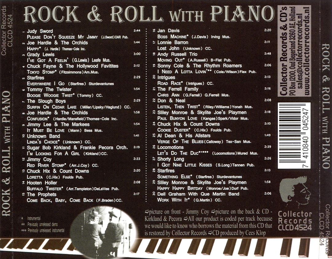 Rock and Roll with Piano, Vol. 15 cover art
