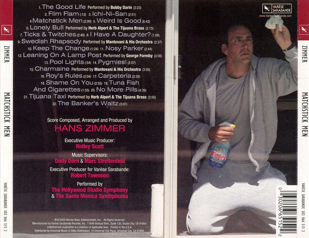 Matchstick Men [Original Score] cover art