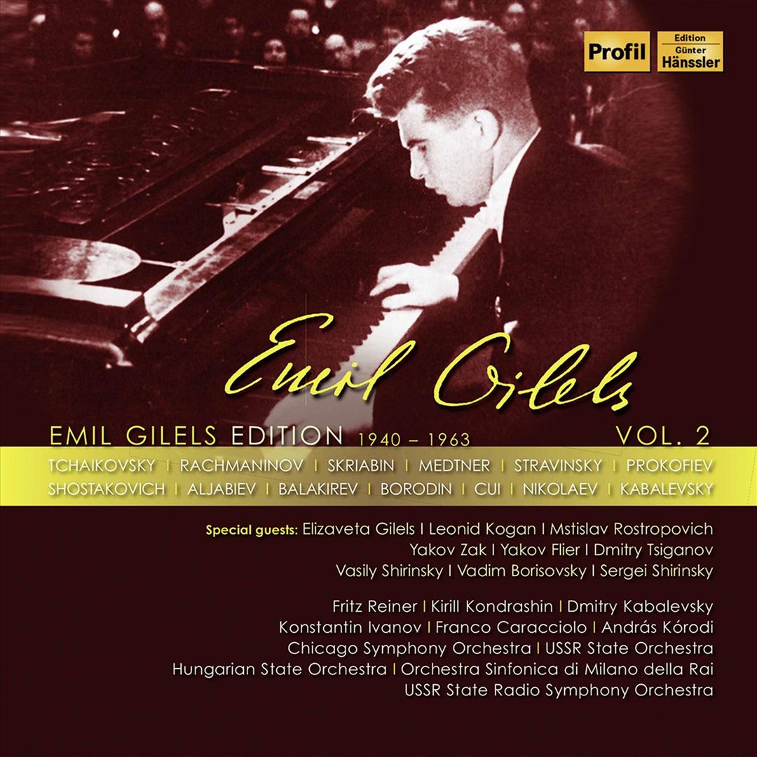 Emil Gilels Edition, Vol. 2 [Profil] cover art