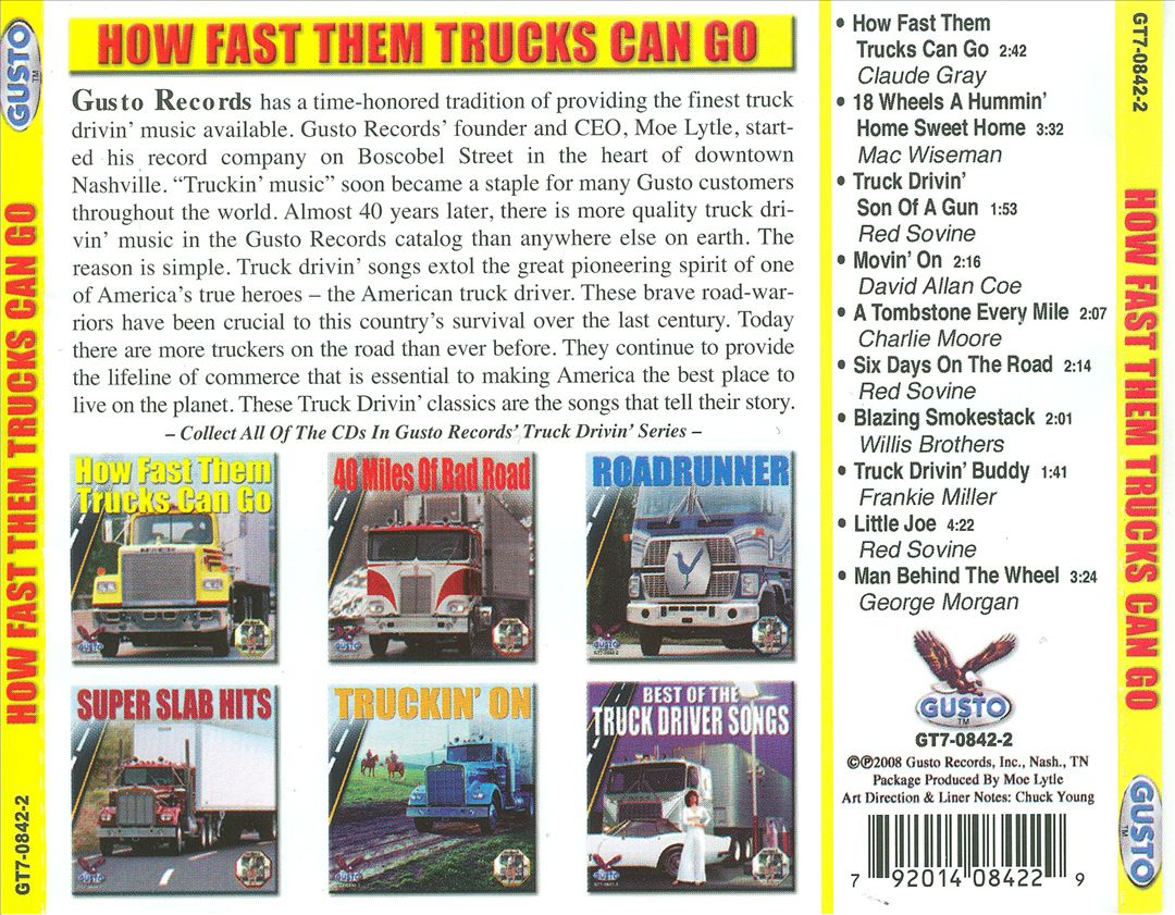 How Fast Them Trucks Can Go cover art