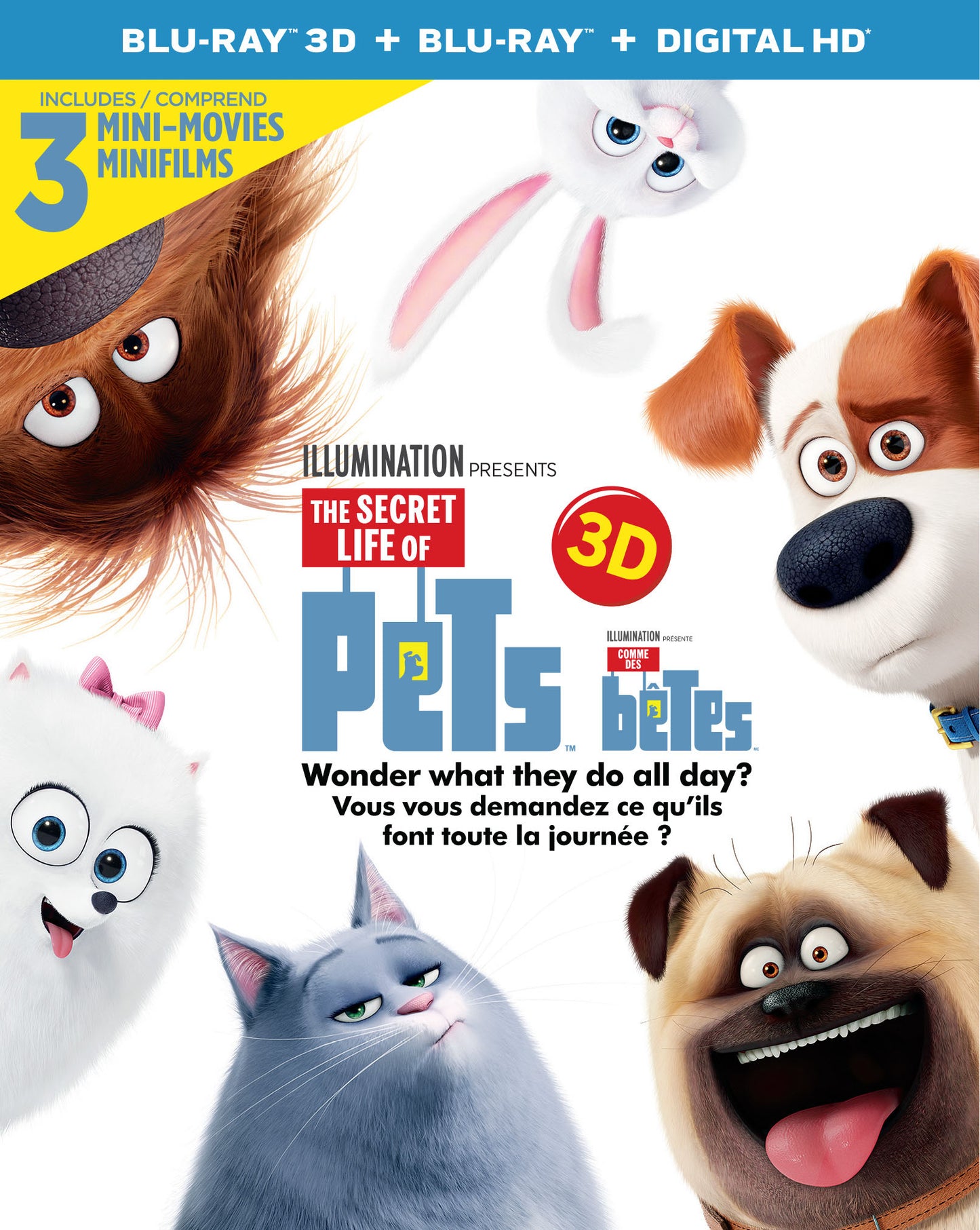 Secret Life of Pets [Blu-ray/DVD] cover art