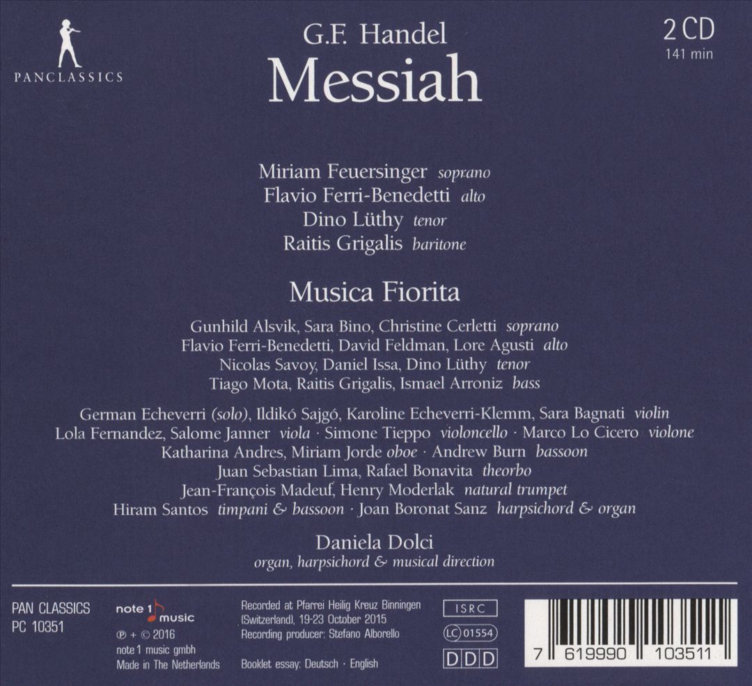 Handel: Messiah cover art