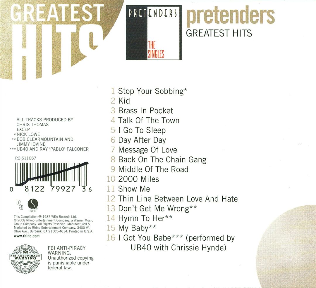 Singles cover art