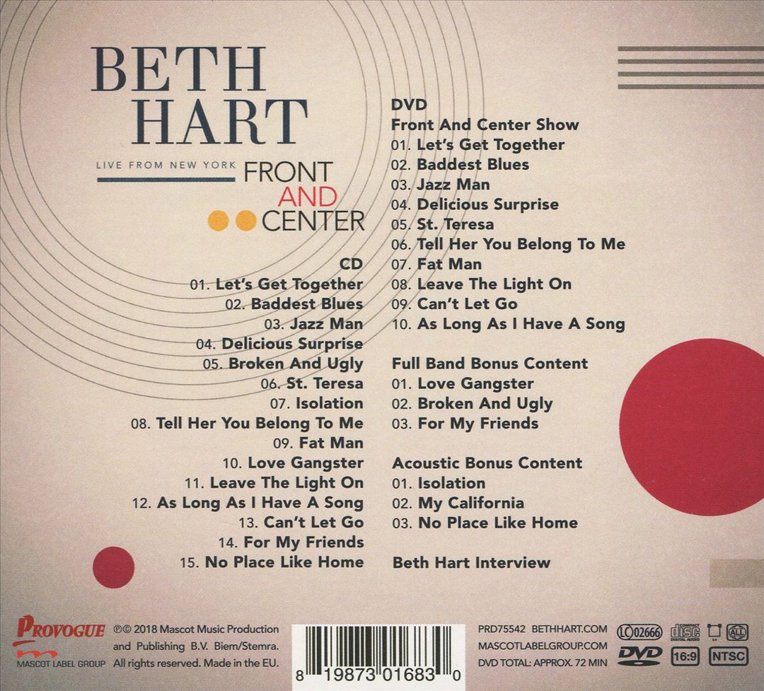 Front and Center: Live from New York cover art