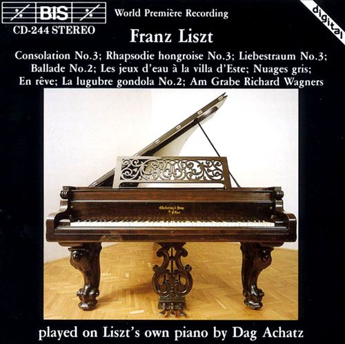 Liszt: Consloation No. 3; Rhapsodie hongroise No. 3; Liebestraum No. 3; Ballade No. 2; etc. cover art