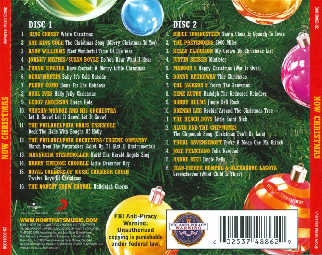 NOW Christmas cover art