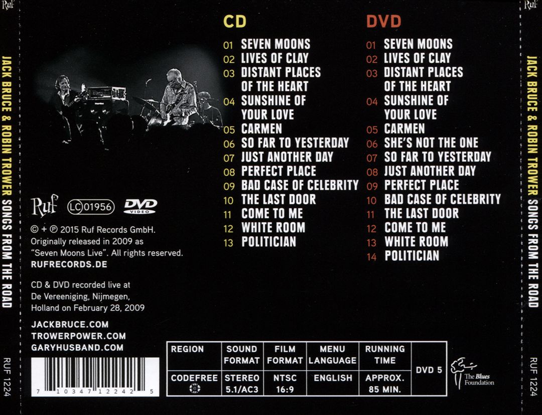 Songs From the Road cover art