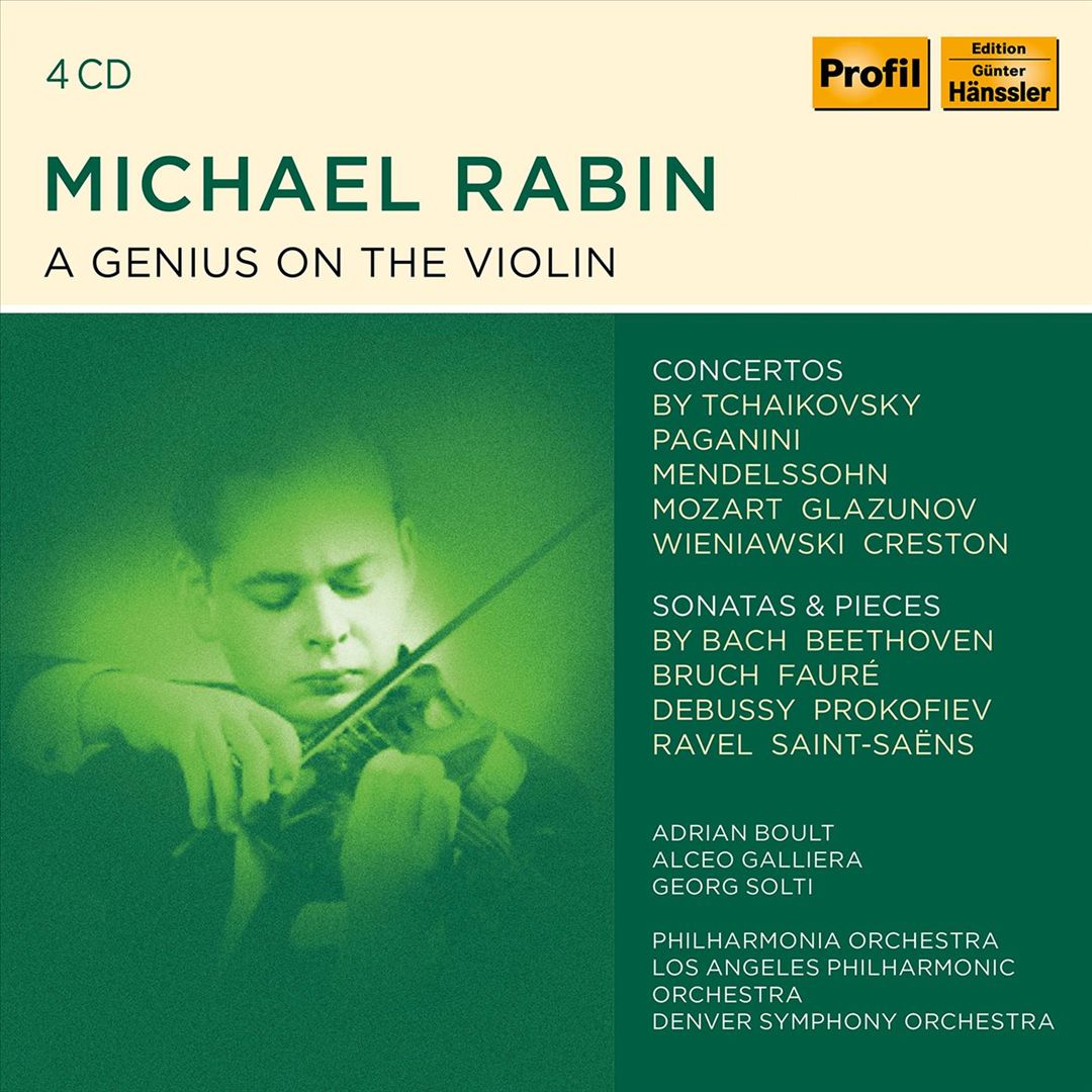 Michael Rabin: A Genius on the Violin cover art