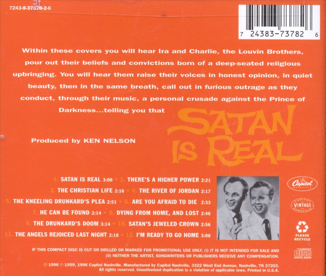 Satan Is Real cover art