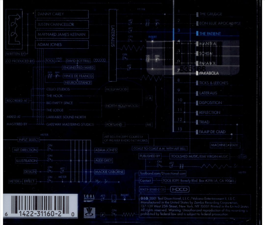 Lateralus cover art