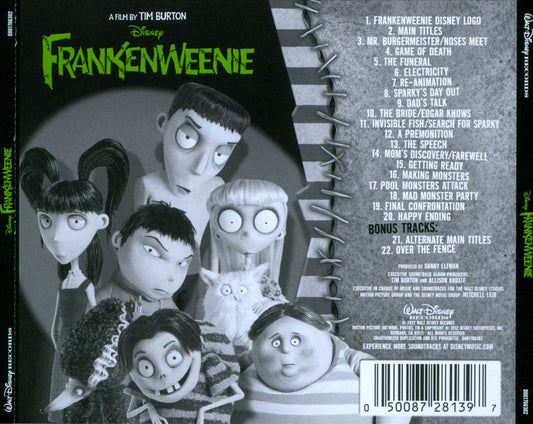 Frankenweenie [Original Score] cover art