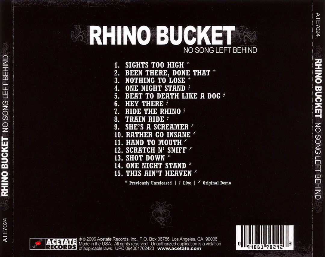 No Song Left Behind cover art