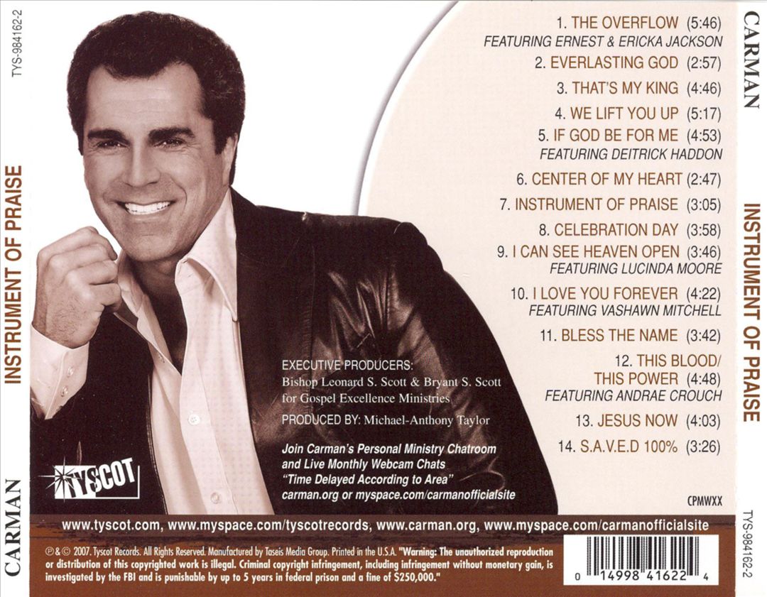 Instrument of Praise cover art